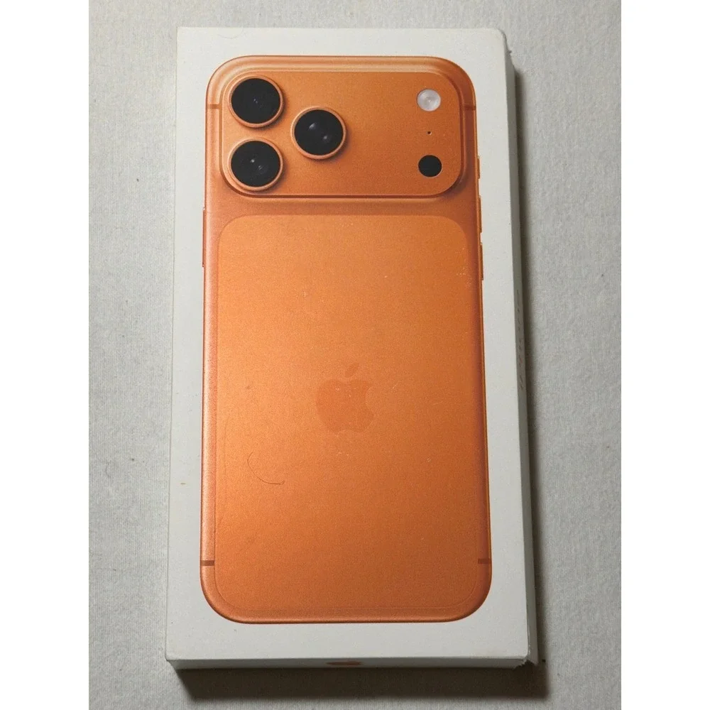 Apple iPhone 17 Pro Max 512GB Cosmic Orange Empty Retail Box Only MFA63LL/A